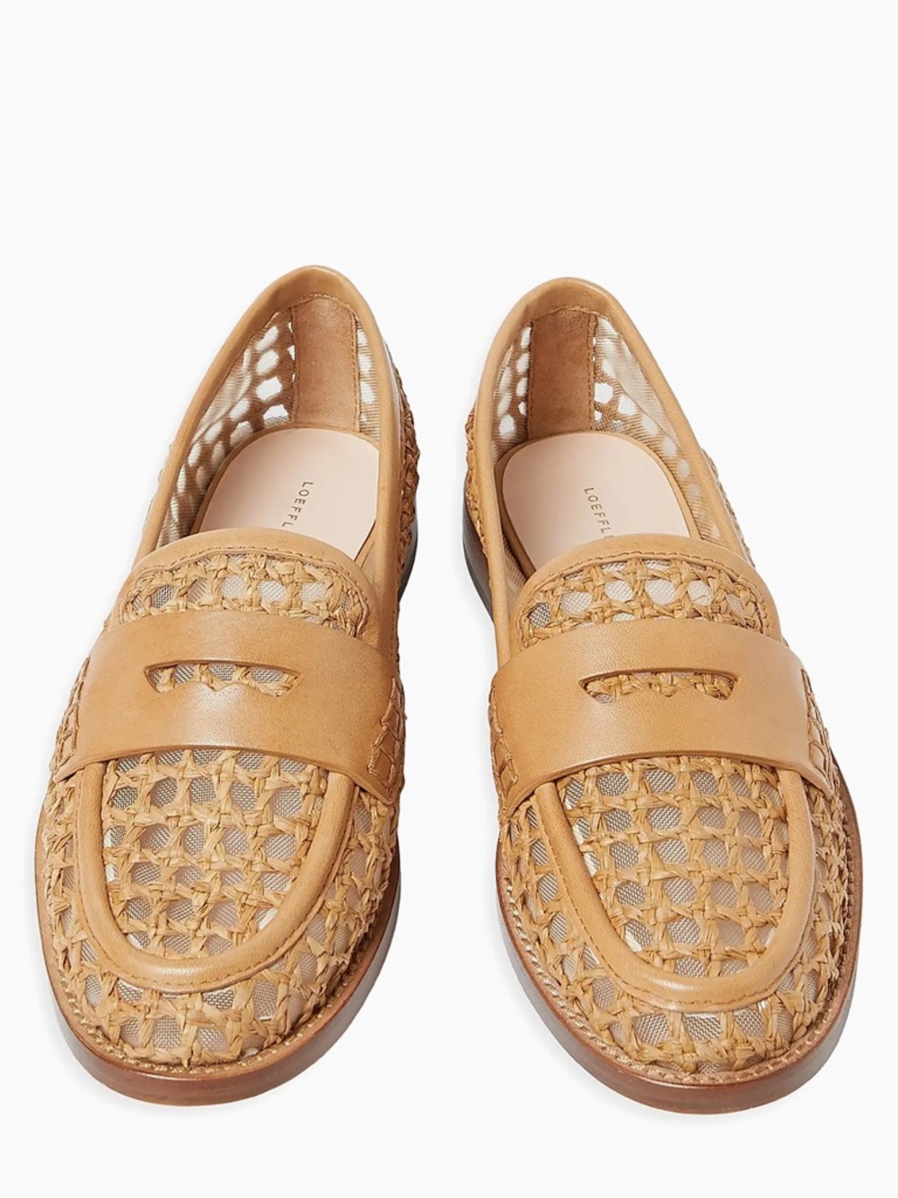 Loeffler Randall Crochet Raffia Rachel Loafer. 8.5.